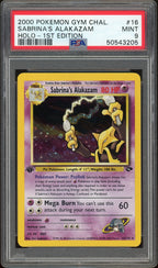 PSA 9 SABRINA'S ALAKAZAM HOLO GYM CHALLENGE 1ST EDITION
