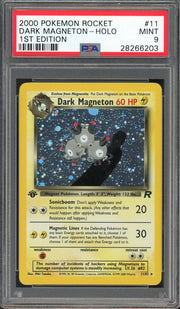 PSA 9 DARK MAGNETON HOLO ROCKET 1ST EDITION