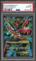 PSA 10 FA/M SCIZOR EX XY BREAKPOINT