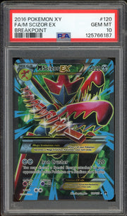 PSA 10 FA/M SCIZOR EX XY BREAKPOINT