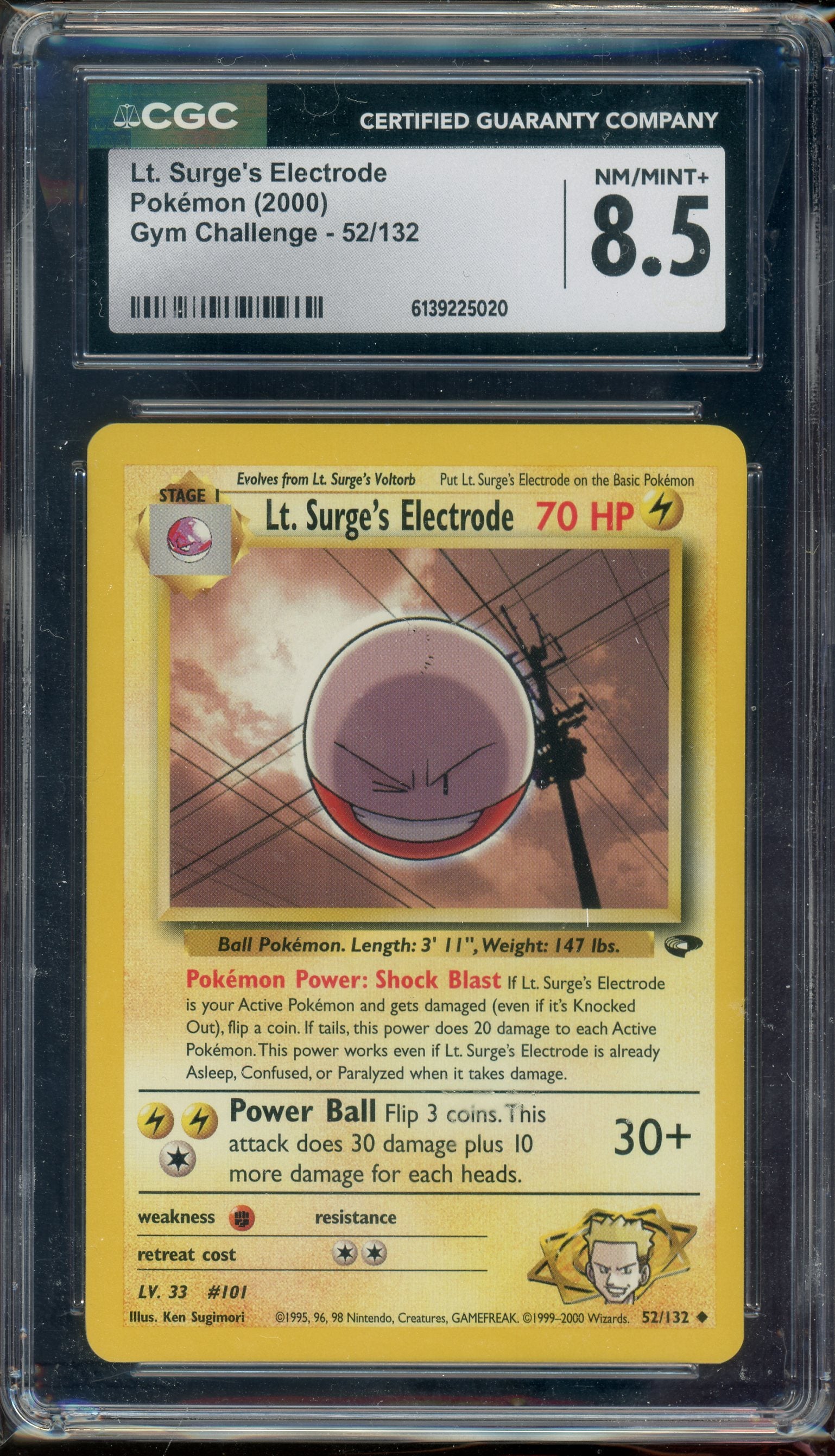 CGC 8.5 LT SURGE'S ELECTRODE GYM CHALLENGE