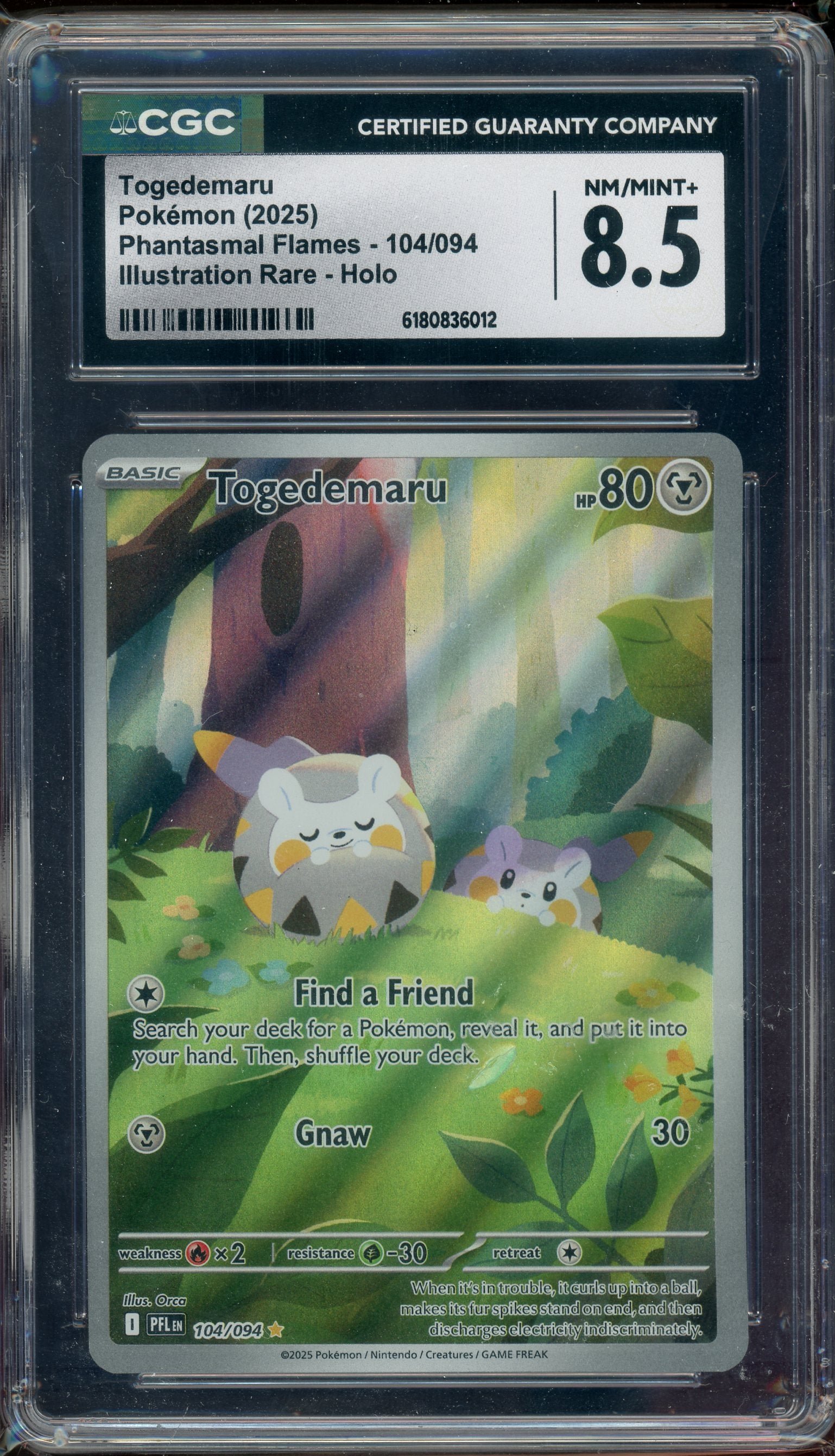 CGC 8.5 TOGEDEMARU PHANTASMAL FLAMES