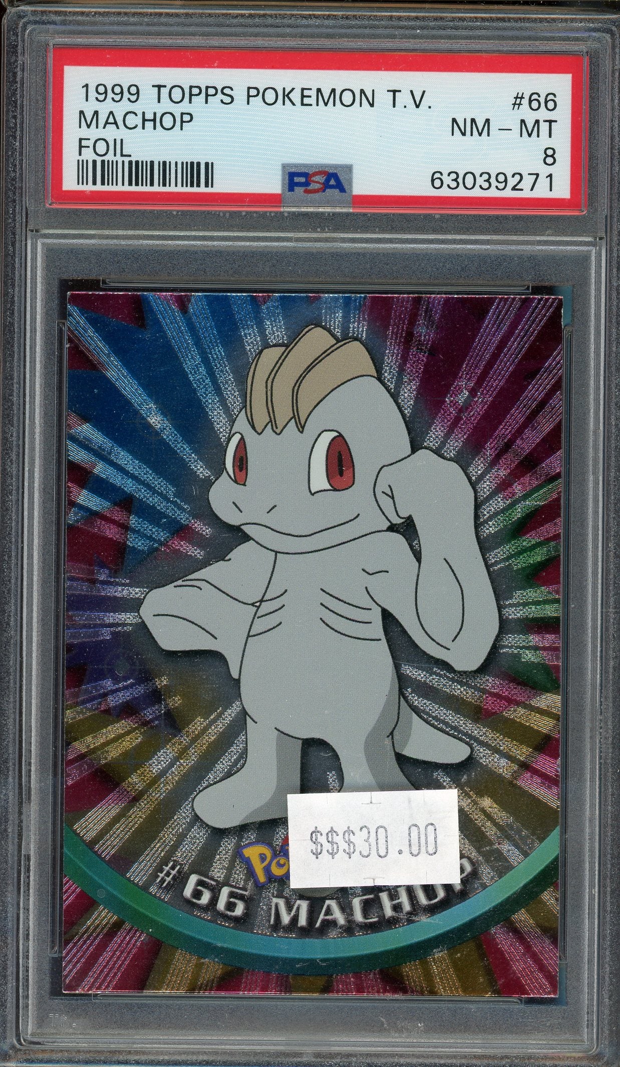 PSA 8 MACHOP FOIL