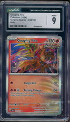 CGC 9 GOUGING FIRE SURGING SPARKS