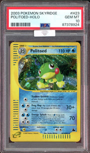 PSA 10 POLITOED HOLO SKYRIDGE MBA SILVER DIAMOND