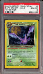 PSA 10 DARK CROBAT HOLO 1ST EDITION NEO DESTINY
