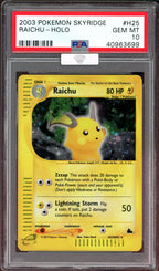 PSA 10 RAICHU HOLO SKYRIDGE MBA SILVER DIAMOND