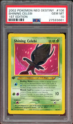 PSA 10 SHINING CELEBI 1ST EDITION NEO DESTINY