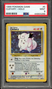 PSA 9 CLEFAIRY HOLO BASE SET