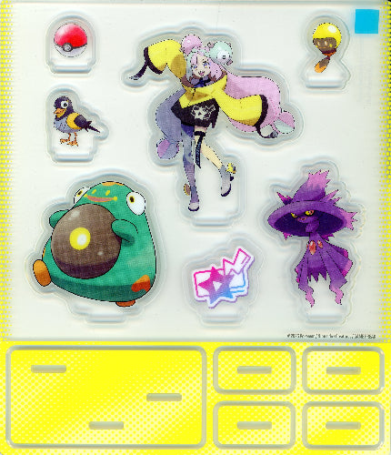 Sheet of Acrylic Standees Featuring Iono, Bellibolt, and More
