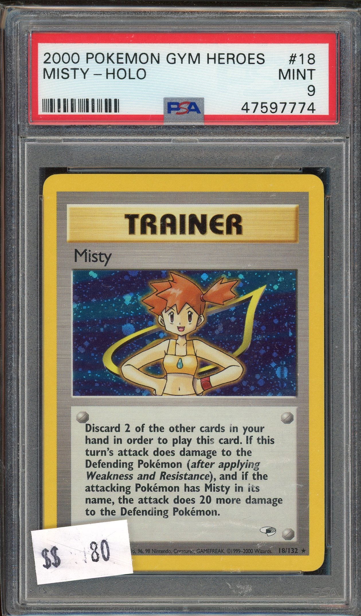 PSA 9 MISTY-HOLO