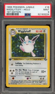 PSA 9 WIGGLYTUFF HOLO JUNGLE 1ST ED