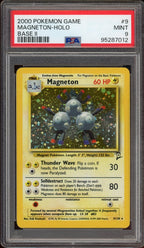 PSA 9 MAGNETON HOLO BASE 2