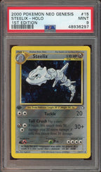 PSA 9 STEELIX HOLO NEO GENESIS 1ST ED