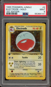 PSA 9 ELECTRODE HOLO JUNGLE 1ST ED