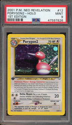 PSA 9 PORIGON2 HOLO NEO REVELATION 1ST ED