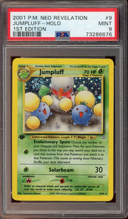 PSA 9 JUMPLUFF HOLO NEO REVELATION 1ST ED