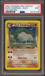 PSA 9 DARK DONPHAN HOLO NEO DESTINY 1ST ED