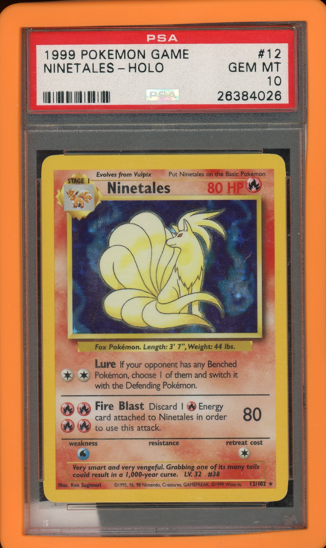 PSA 10 NINETALES-HOLO