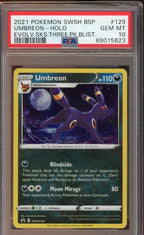 PSA 10 UMBREON HOLO EVOLVING SKIES PROMO