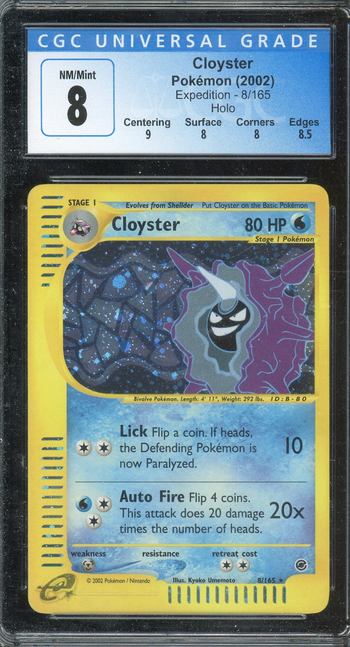 CGC 8 CLOYSTER HOLO