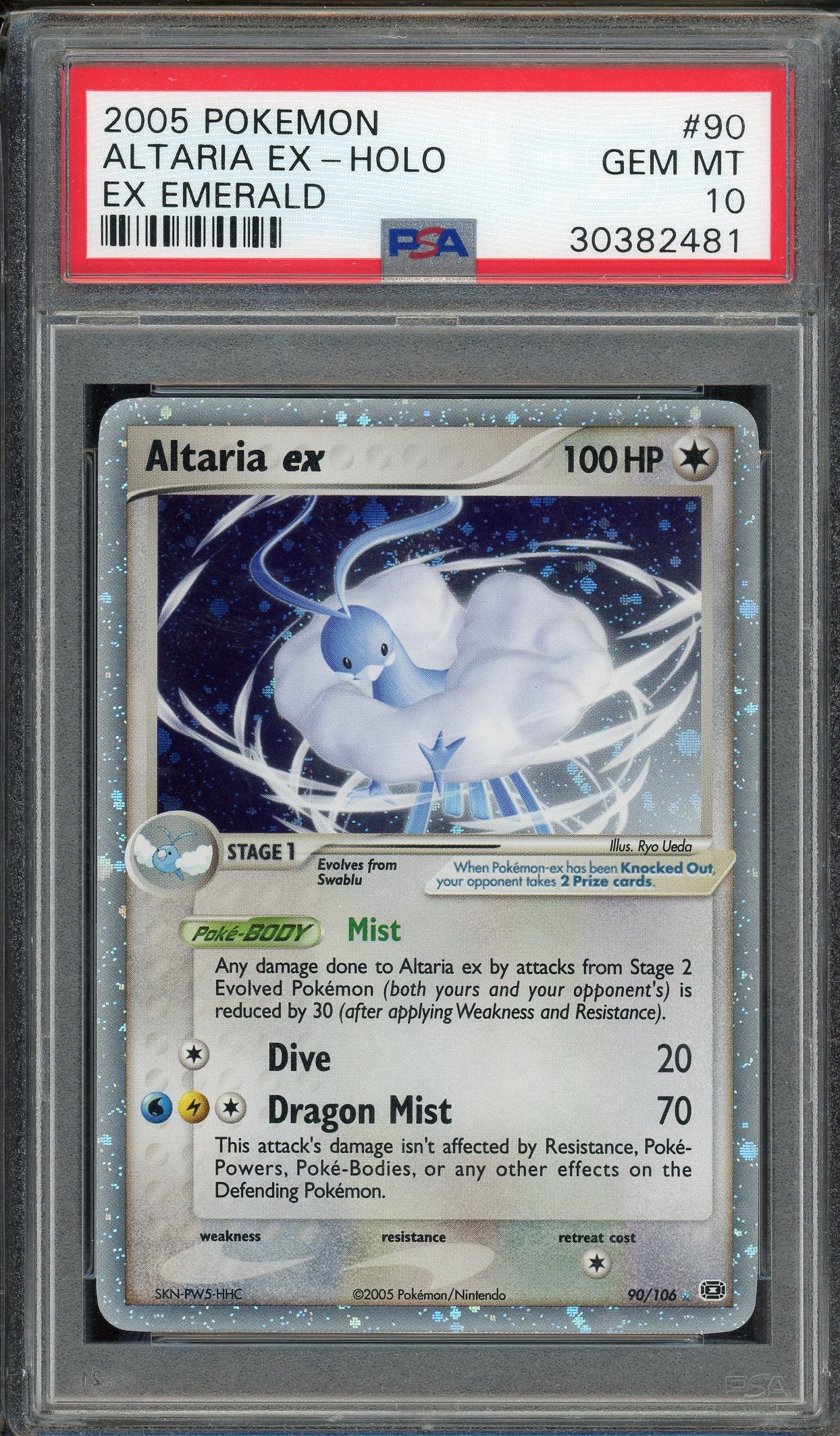 PSA 10 ALTARIA EX-HOLO EMERALD