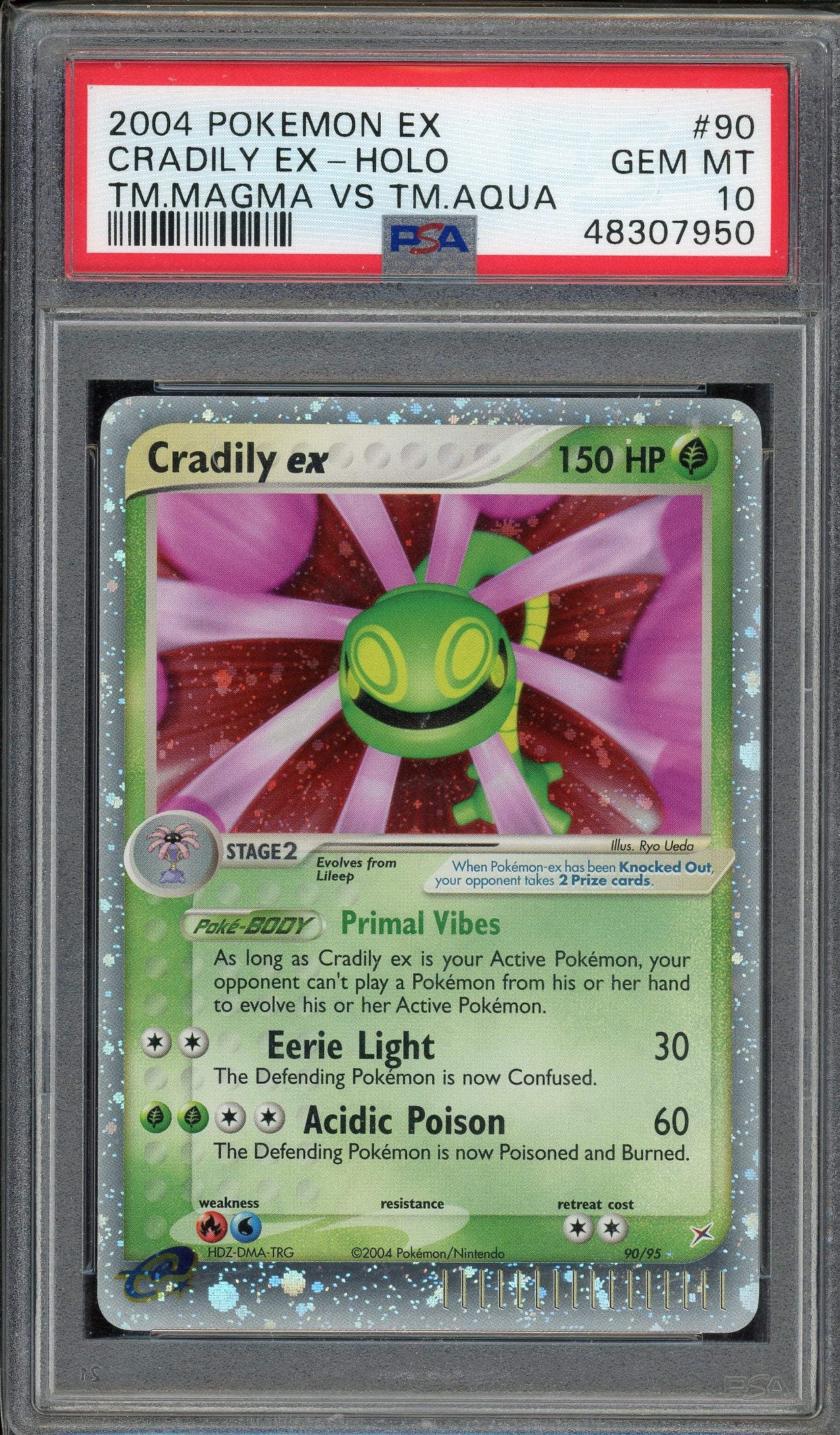 PSA 10 CRADILY EX-HOLO