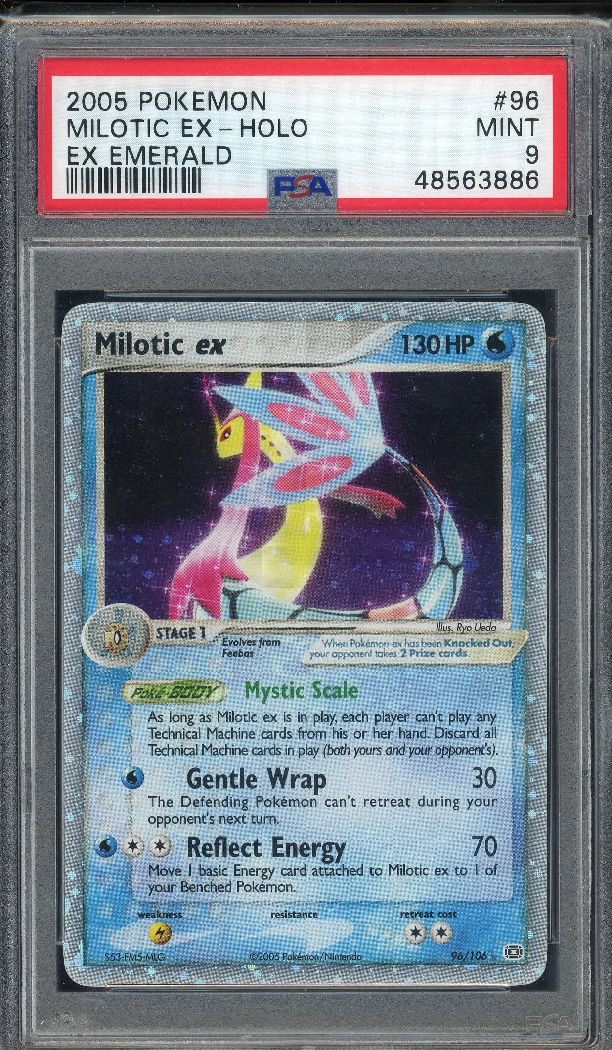 PSA 9 MILOTIC EX-HOLO EMERALD