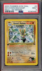 PSA 9 GIOVANNI'S MACHAMP HOLO-1ST EDITION
