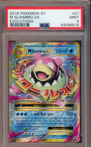 PSA 9 M SLOWBRO EX EVOLUTIONS