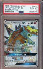 PSA 10 TURTONATOR GX HIDDEN FATES