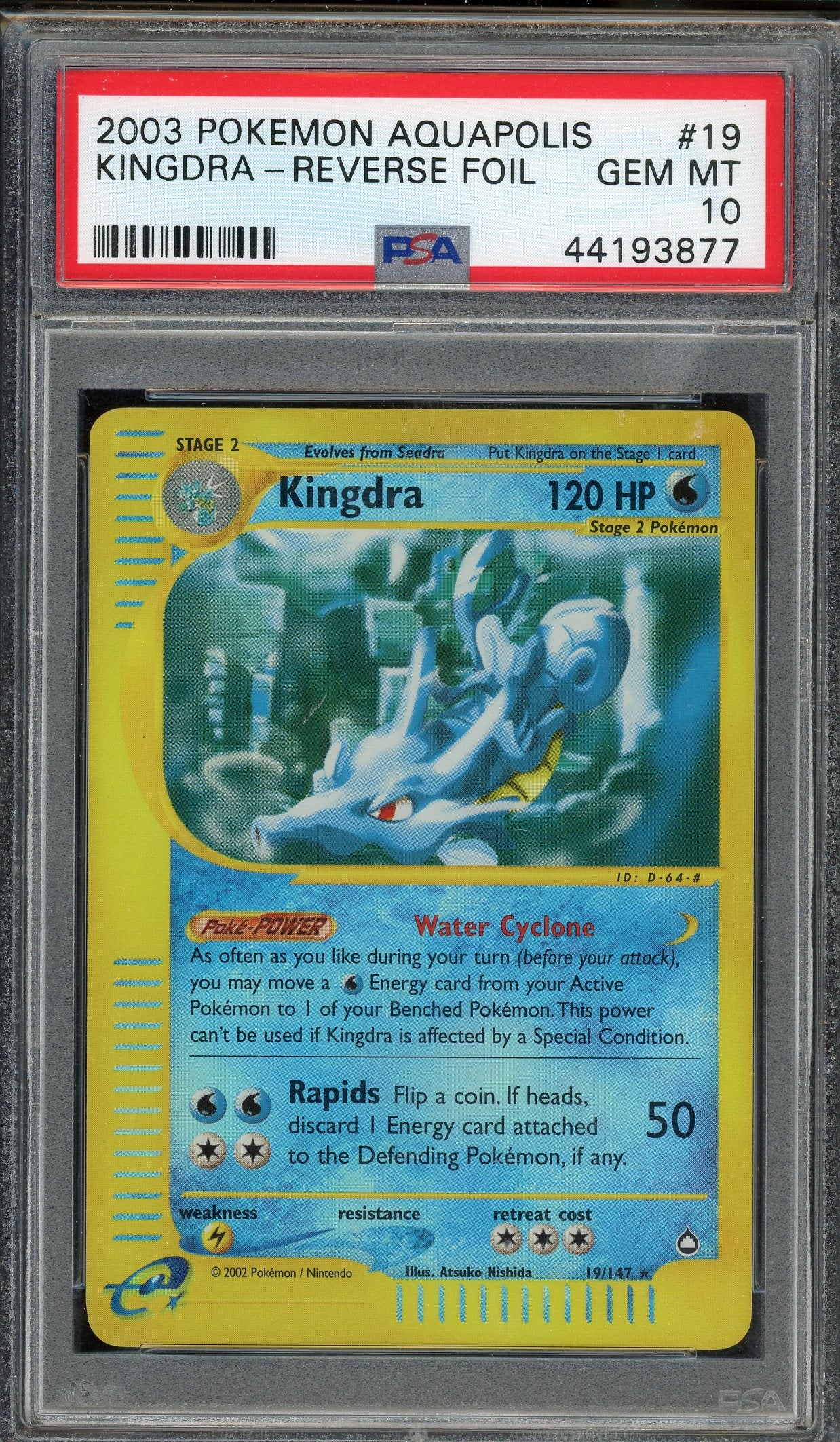 PSA 10 KINGDRA-REVERSE FOIL