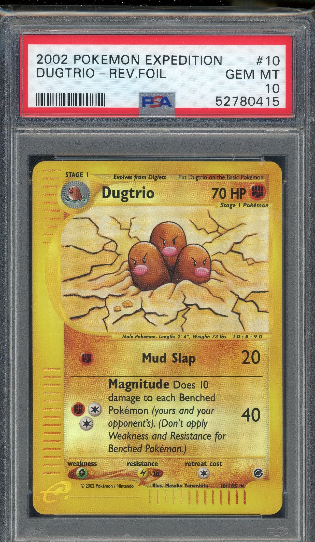 PSA 10 DUGTRIO-REV.FOIL