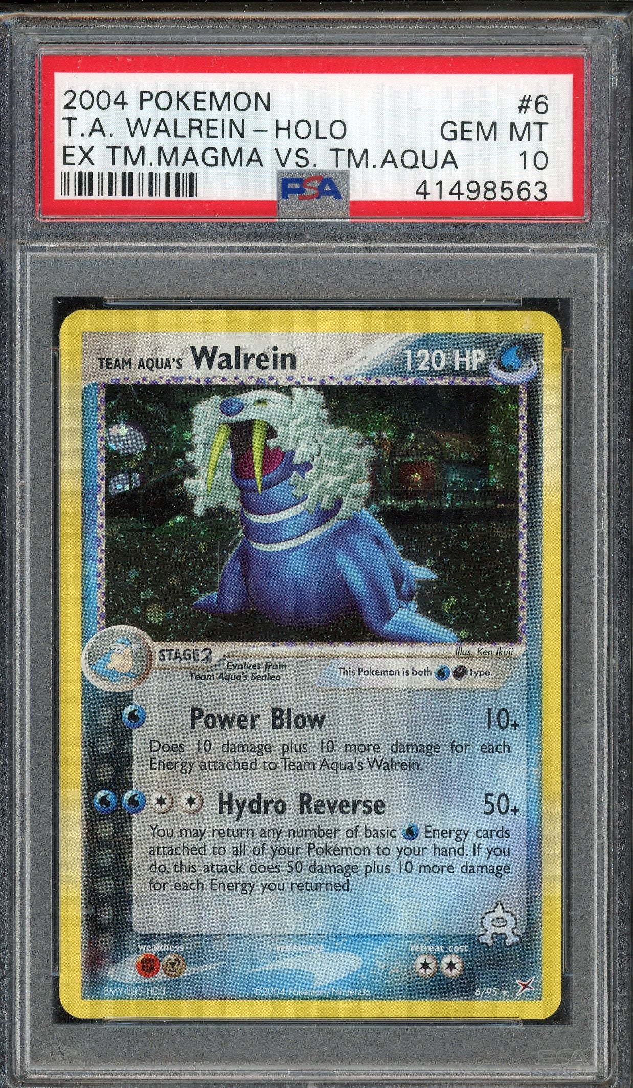 PSA 10 AQUA'S WALREIN-HOLO