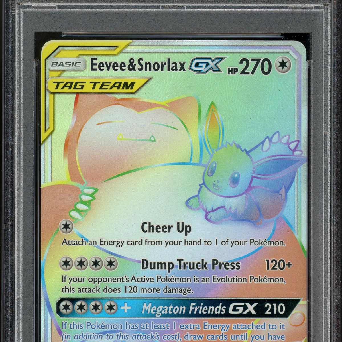 PSA 10 FA/EEVEE & SNORLAX GX TEAM UP-SECRET