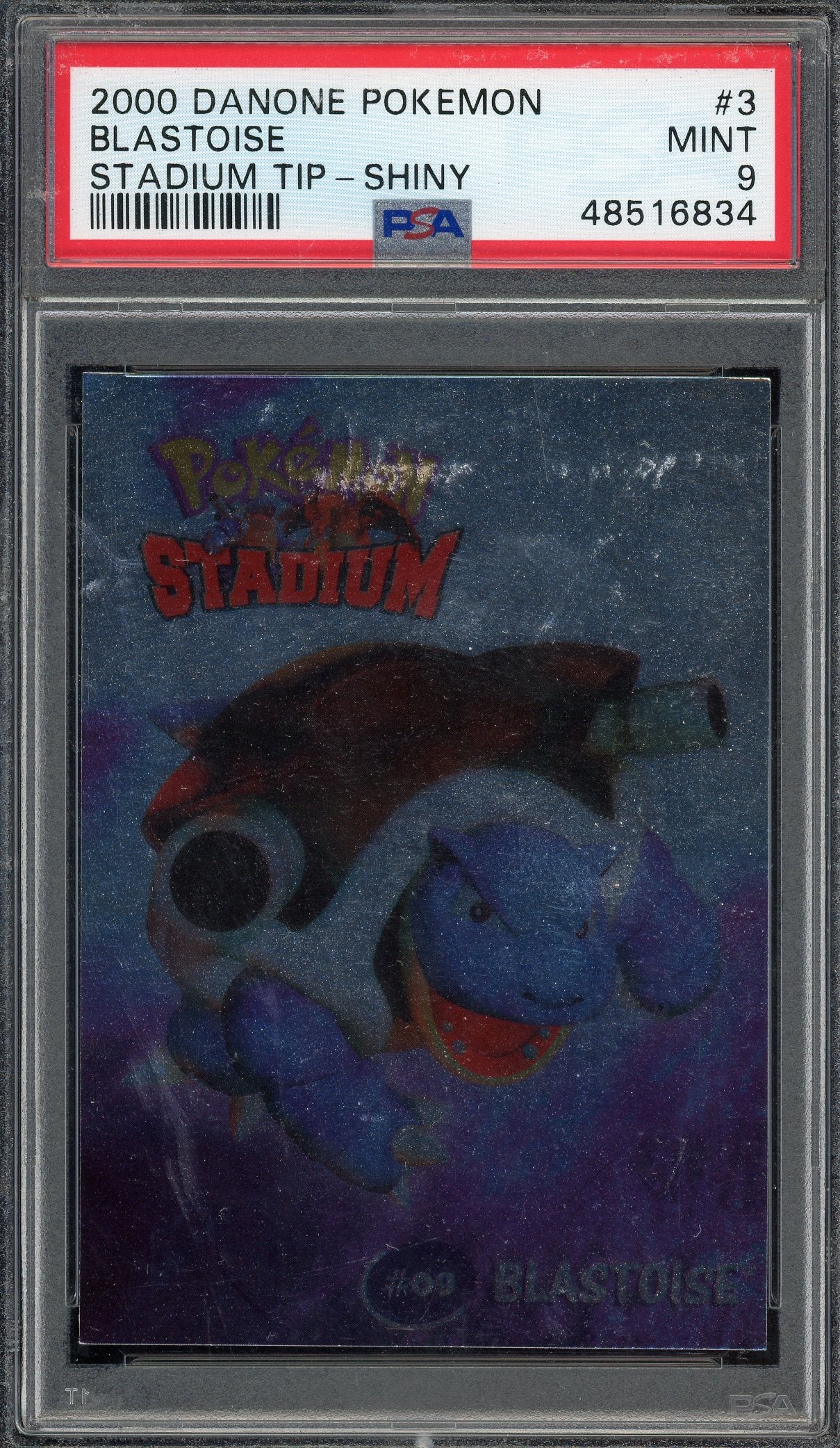 PSA 9 BLASTOISE STADIUM TIP-SHINY