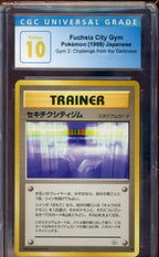 CGC PRISTINE 10 GYM 2 CHALLENGE FROM THE DARKNESS FUCHSIA CITY