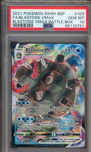 PSA 10 BLASTOISE VMAX BATTLE BOX