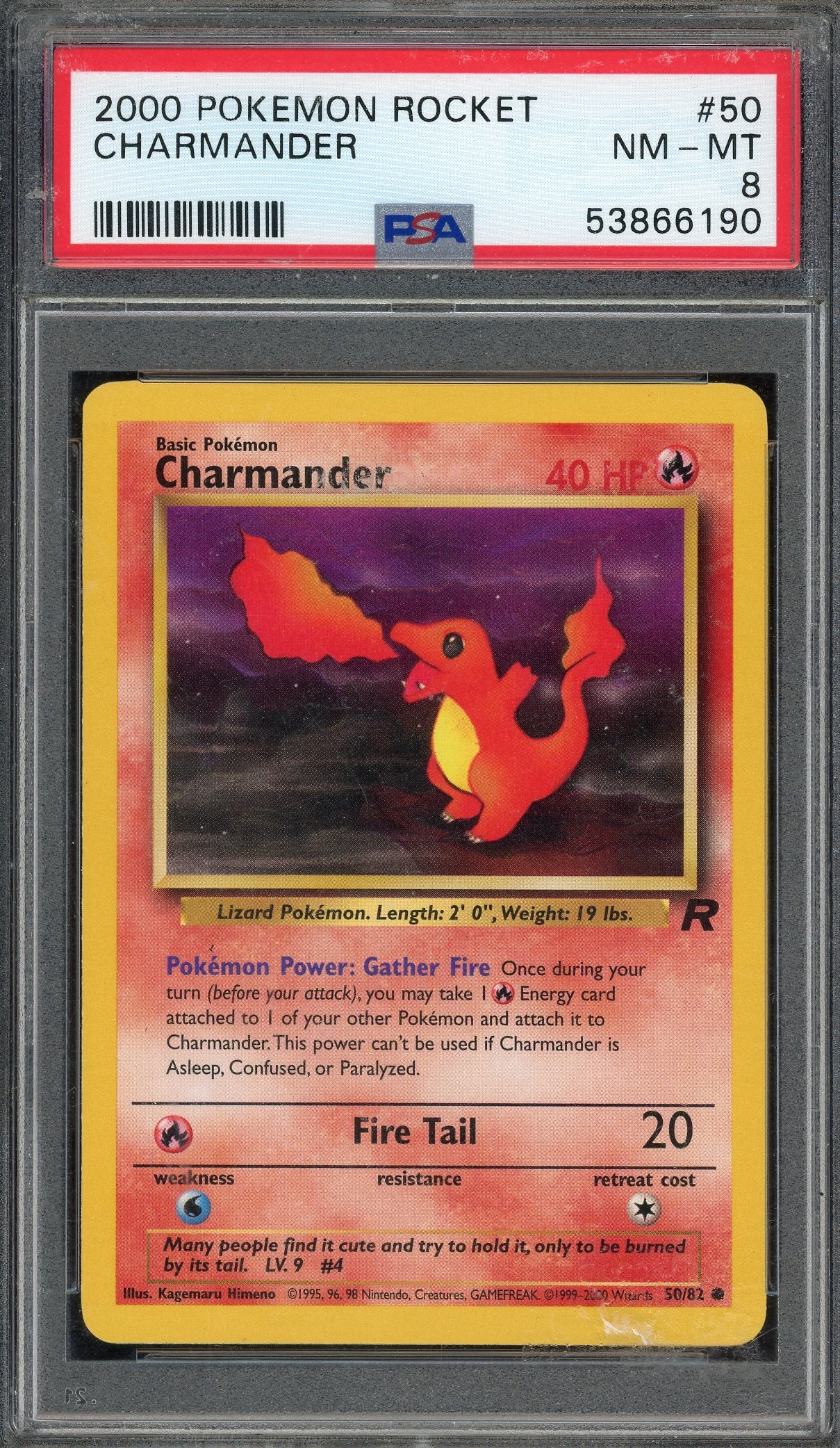 PSA 8 CHARMANDER