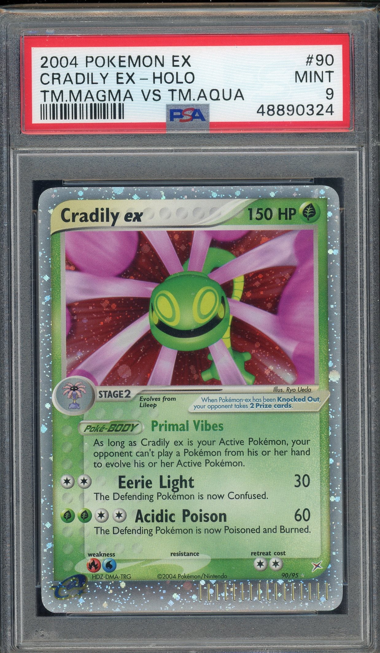 PSA 9 CRADILY EX-HOLO