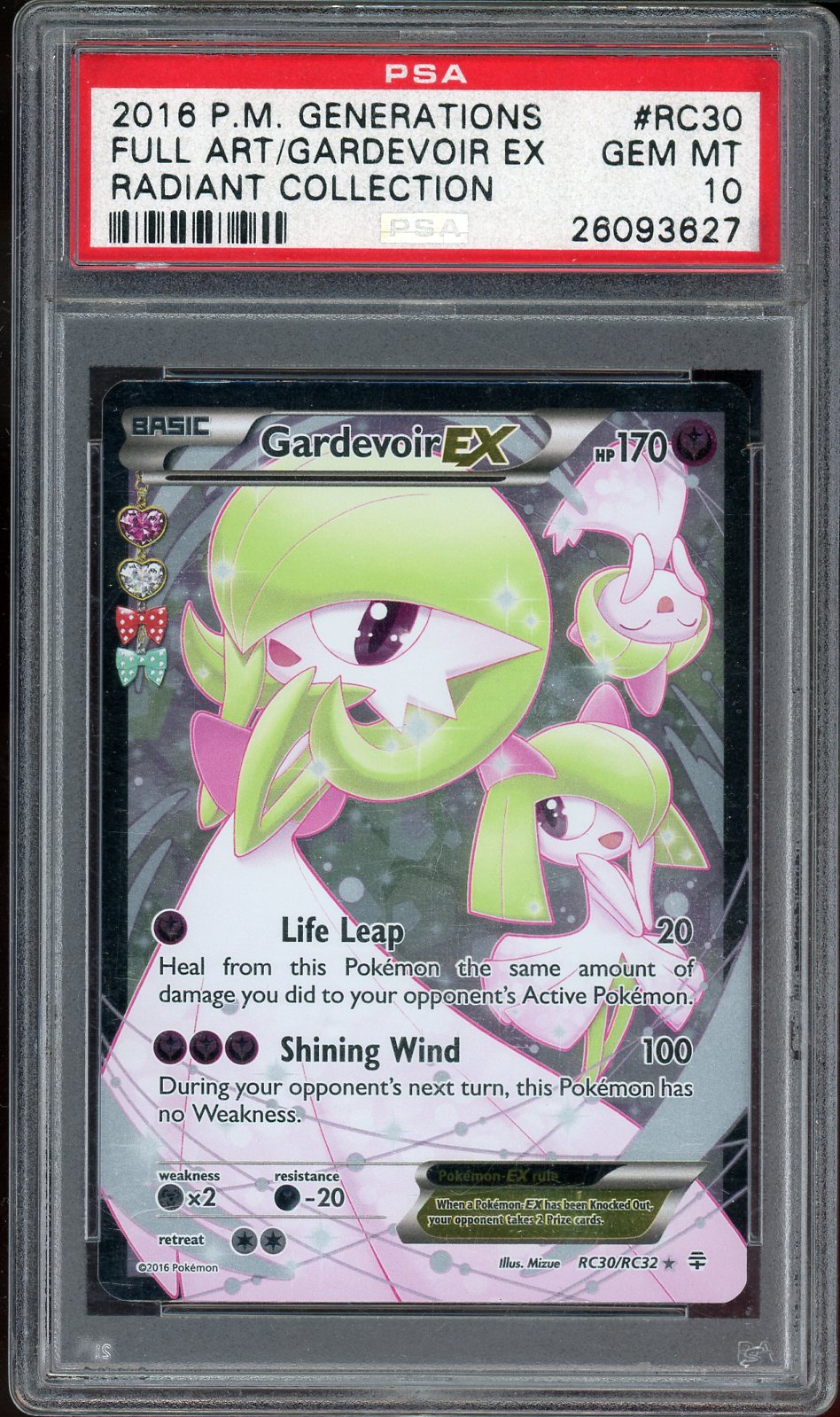 PSA 10 GARDEVOIR EX GENERATIONS