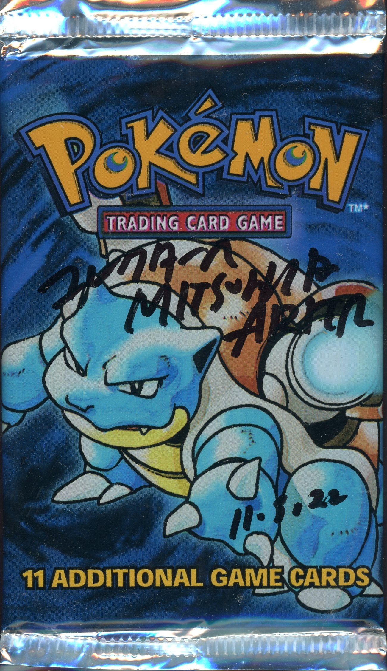 Base Set Unlimited Booster Pack -Mitsuhiro Arita Auto-