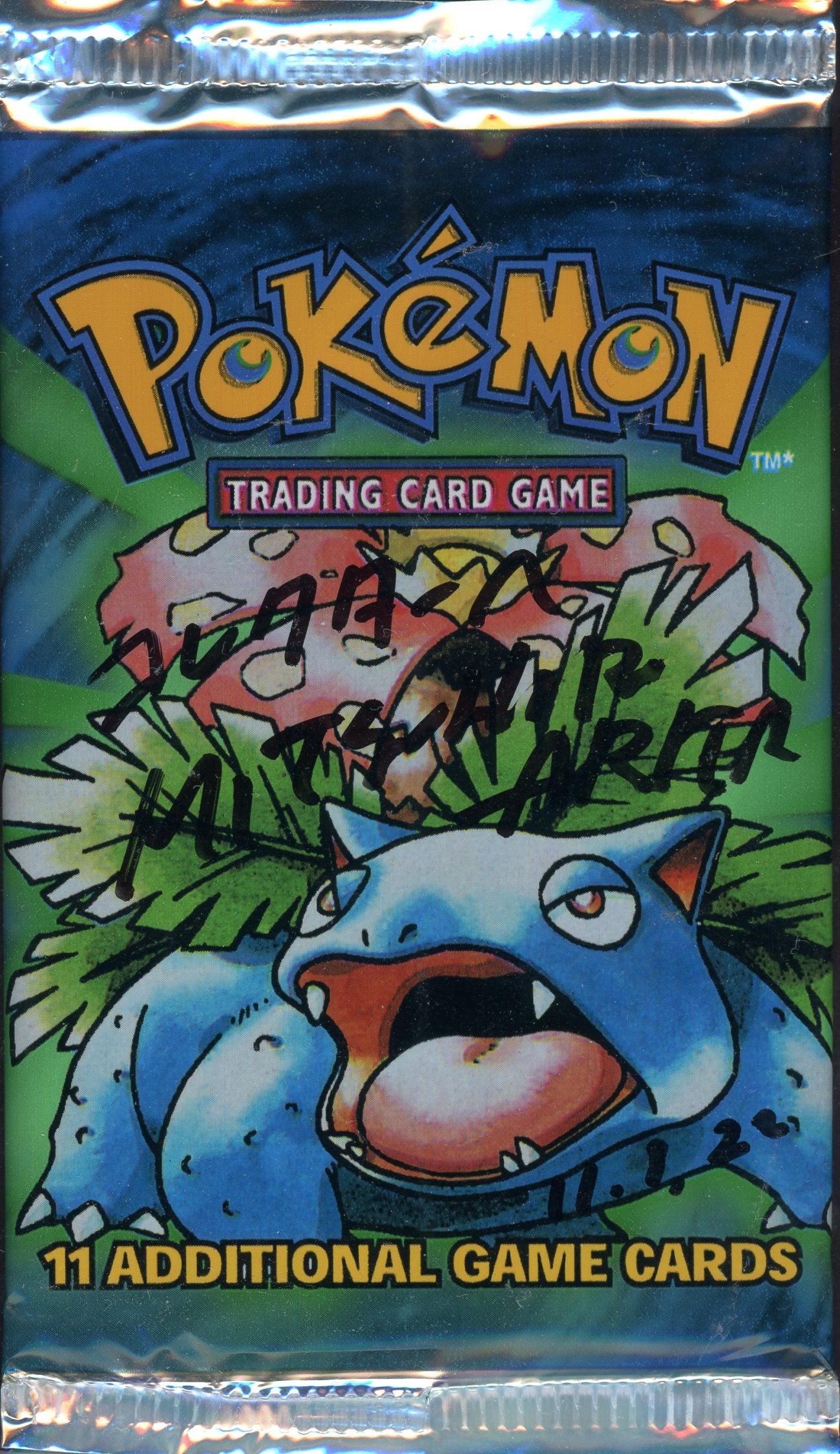 Base Set Unlimited Booster Pack -Mitsuhiro Arita Auto-