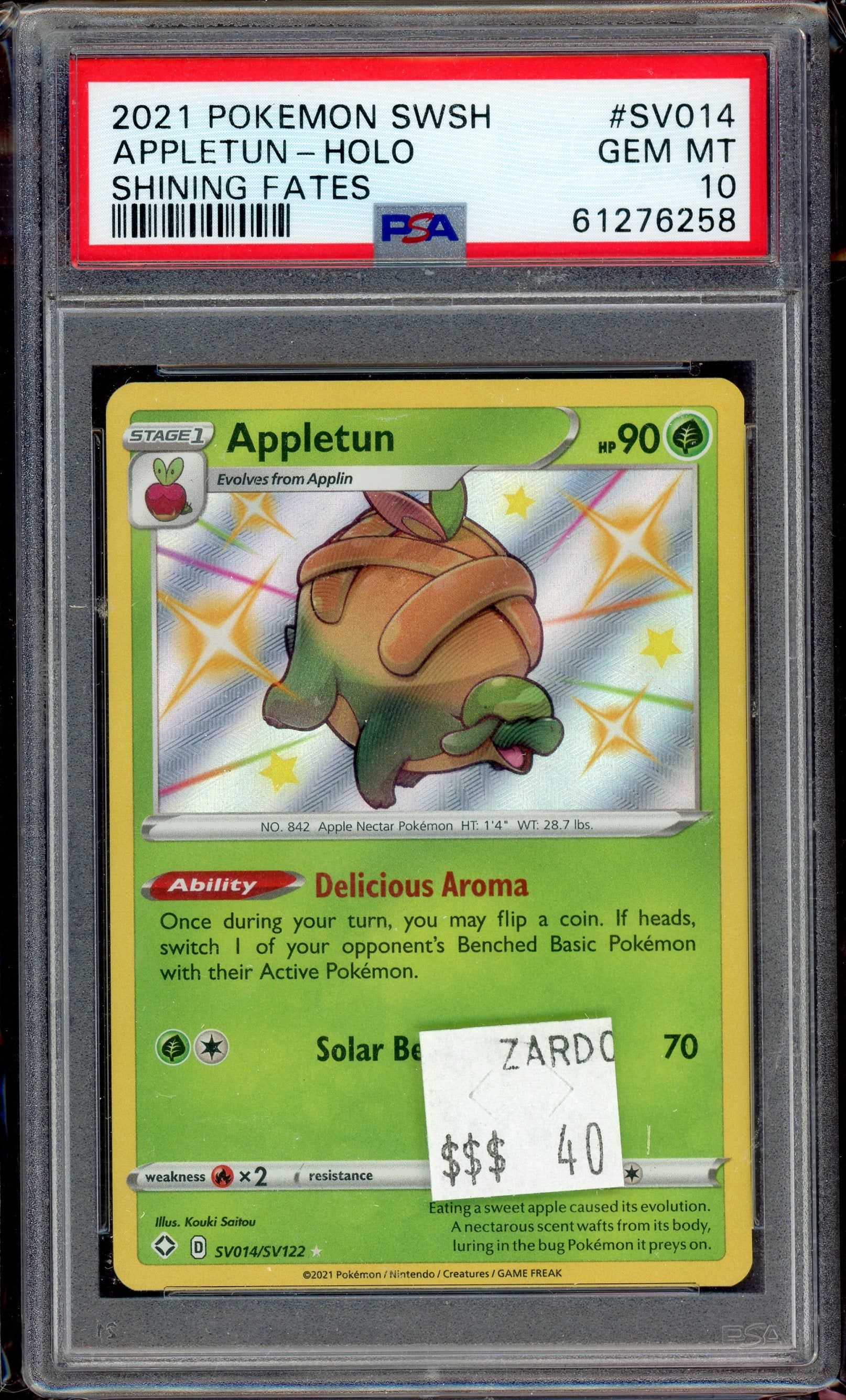 PSA 10 APPLETUN-HOLO SHINING FATES