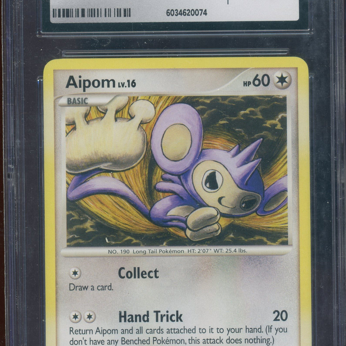 pokemon aipom card CGC 10 AIPOM MAJESTIC DAWN