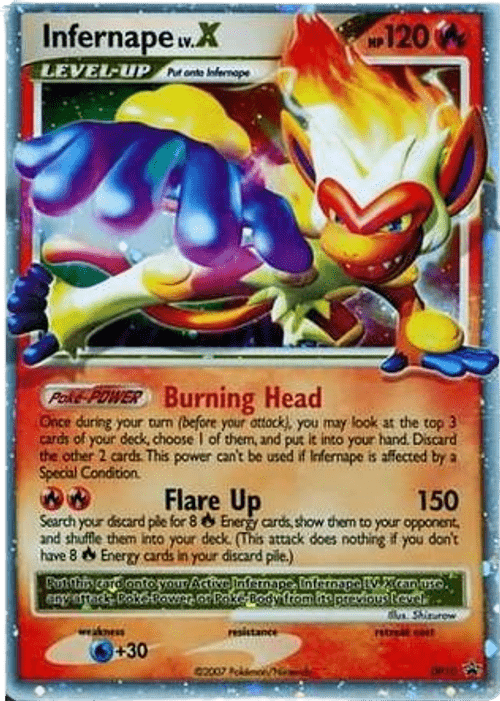 Infernape LV.X - DP10 - Ultra Rare - ZardoCards