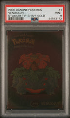 PSA 9 VENUSAUR SHINY GOLD STADIUM TIP