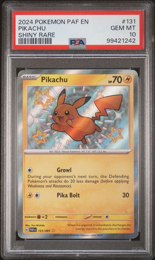 PSA 10 PIKACHU PALDEAN FATES