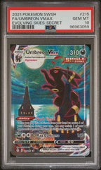 PSA 10 FA/UMBREON VMAX EVOLVING SKIES
