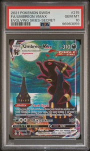 PSA 10 FA/UMBREON VMAX EVOLVING SKIES